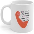 thumbnail image 2 of You Are So Much Stronger Than You Think Inspirational Coffee Mug for Women 11 oz, 2 of 5