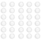 thumbnail image 1 of 30 canicas de vidrio planas, cuentas de vidrio transparentes decorativas, piedras de vidrio planas transparentes para manualidades, rellenos de jarrones, peceras y acuarios, 15 mm, 1 of 8