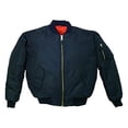 thumbnail image 2 of Fox Outdoor Produits MA-1 Veste de Vol, Noir, Grand, 2 of 3