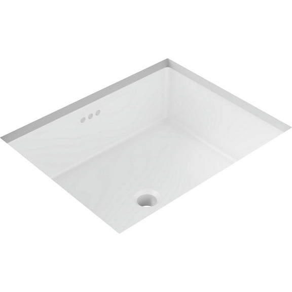 proflo pf1713u 19-7/8" undermount bathroom sink with overflow
