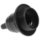 thumbnail image 4 of Lámpara de plástico Bases Adapter E27 / E26 4A Bombilla de luz Soporte de lámpara colgante Tornillo Socket Vintage negro 250V, 4 of 6