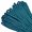 Neon Turquoise and Black Stripes, variant on Paracord Planet | 550 Paracord 10 FT (Hank) Various Colors – Type III 550 LB Test Parachute Cord