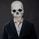 thumbnail image 5 of Máscara de calavera de cabeza completa de Halloween con mandíbula móvil, casco de látex realista para adultos, Color claro, 5 of 9