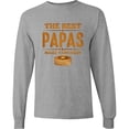 thumbnail image 3 of Inktastic Best Papas Make Pancakes Long Sleeve T-Shirt, 3 of 5