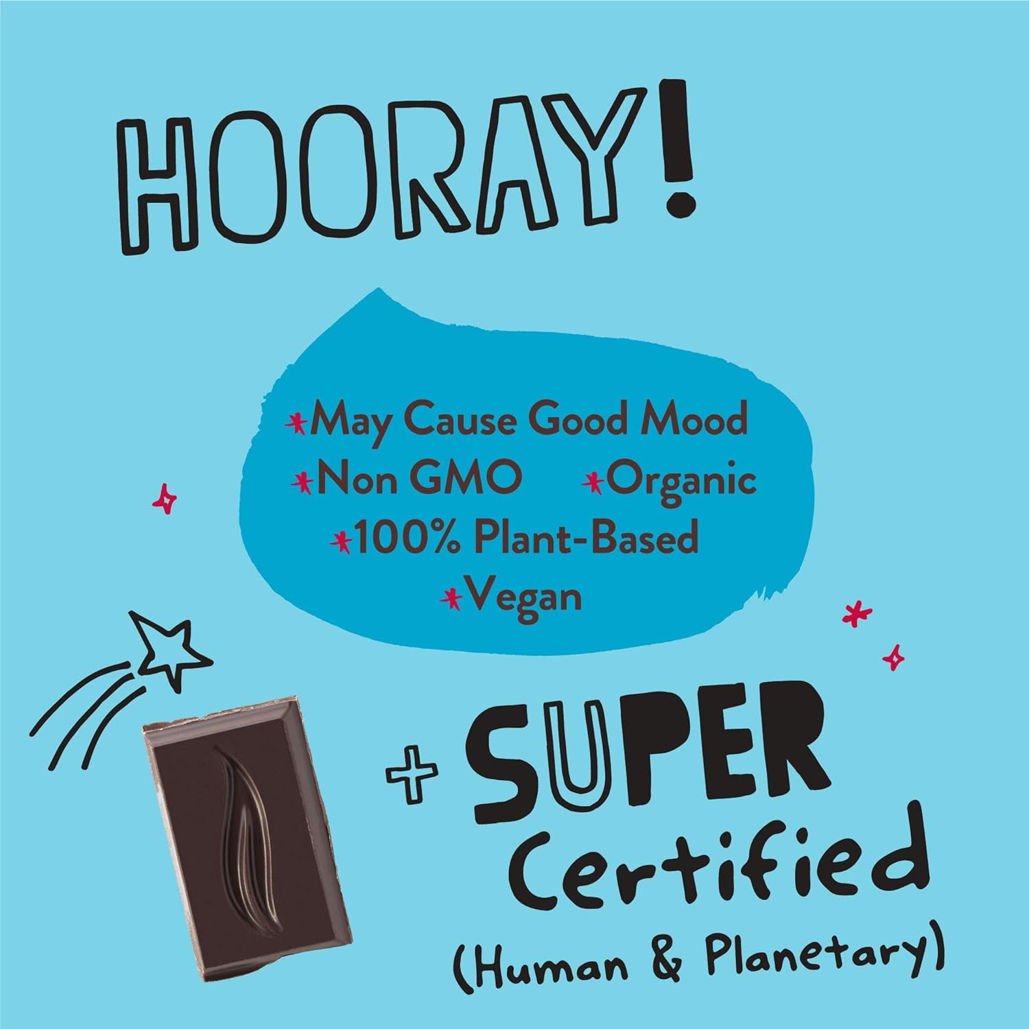 Organic Dark Chocolate Bars, 70% Cacao, UTZ, Gluten , Non GMO, 2.82 Oz, Pack Of 10