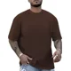 thumbnail image 1 of Playera Hombre Hiphop Oversize Moda Manga Corta Pure Color, 1 of 5