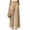 Khaki, variant on Women's Casual Wide Leg Sweatpants High Waist Baggy Pants with Pockets Drawstring and Lace Trim Patch Pockets for Everyday Wear
