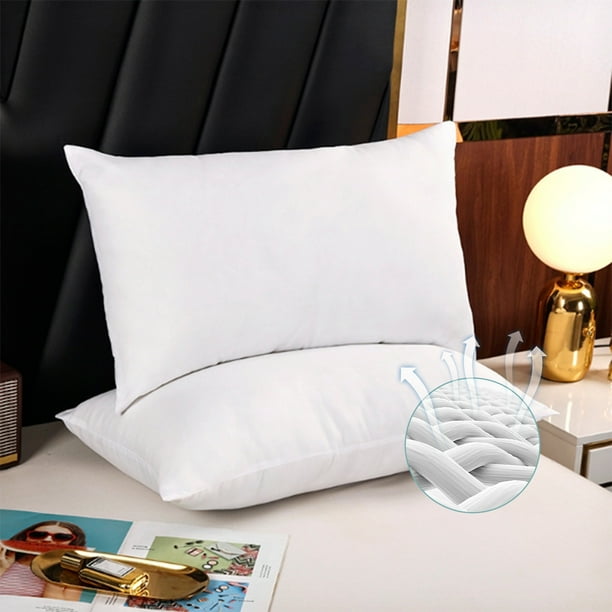 Almohadas, Cojines decorativos, Ropa de cama, Almohada, Regalos para mujeres, Hotel Hotel Funda de almohada de plumón blanco Hogar Molienda de cabello Funda de almohada doble Almohadas individuales Nú