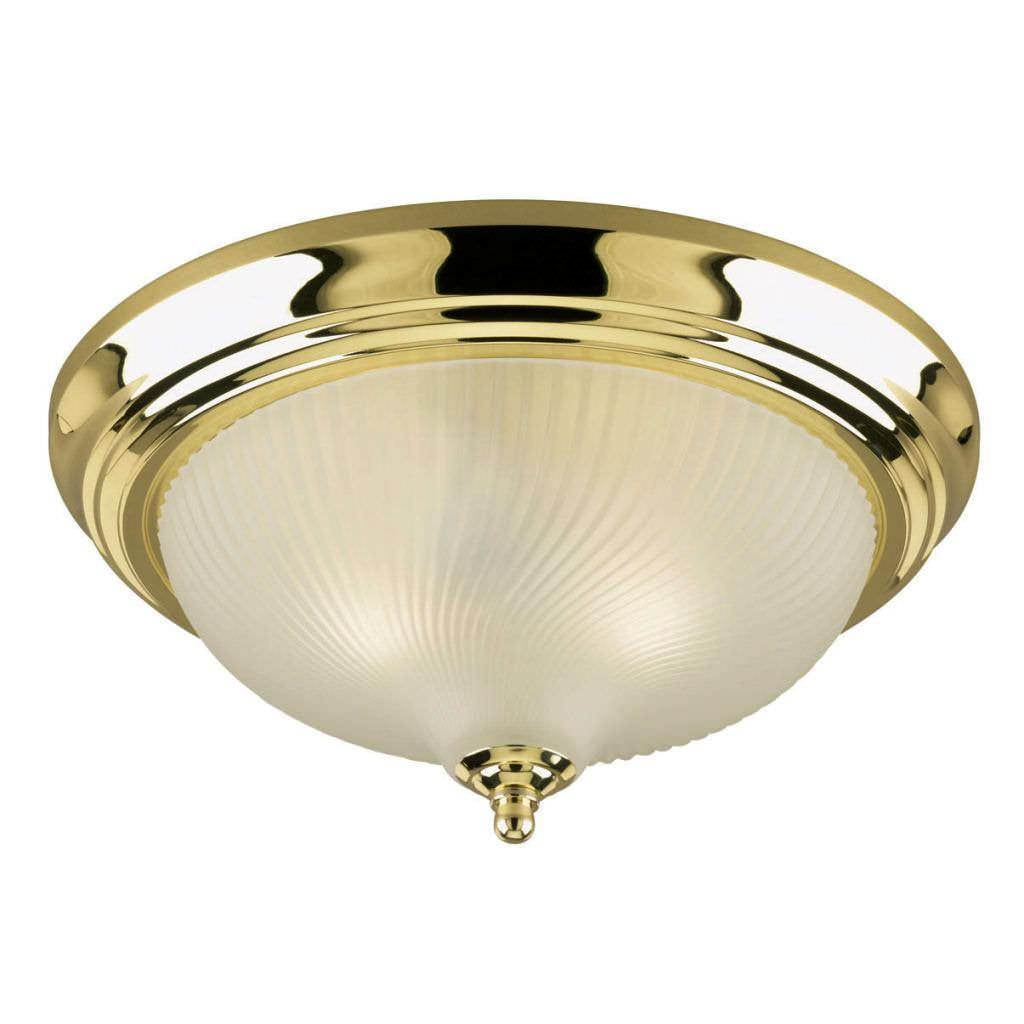 Westinghouse 64303 3 Light Polished Brass Ceiling Light Fixture