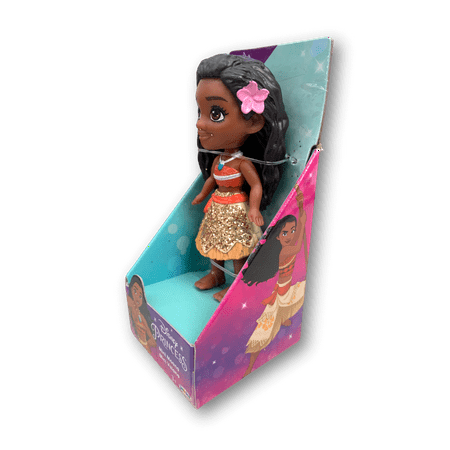Disney Princess Set of 2 Mini Poseable Doll Miniature 3.5" Choose from 7 (Moana + Tiana)