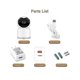 thumbnail image 4 of 200w 300w 500w Wireless Mon Wifi Cámara IP interior con bidireccional, 4 of 4