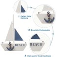 thumbnail image 3 of Wooden Sailboat Decoration (S), 3 of 5