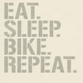 thumbnail image 3 of CafePress - Eat Sleep Bike Repeat T Shirt - Light T-Shirt - CP, 3 of 4