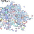 thumbnail image 1 of LNGOOR 3000/1000Pcs Glitter Star Shape  Confetti Table Wedding Party Decoration, 1 of 8