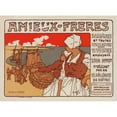 thumbnail image 3 of Georges Fay 18x14 Black Modern Framed Museum Art Print Titled - Sardines Amieux (1899), 3 of 5