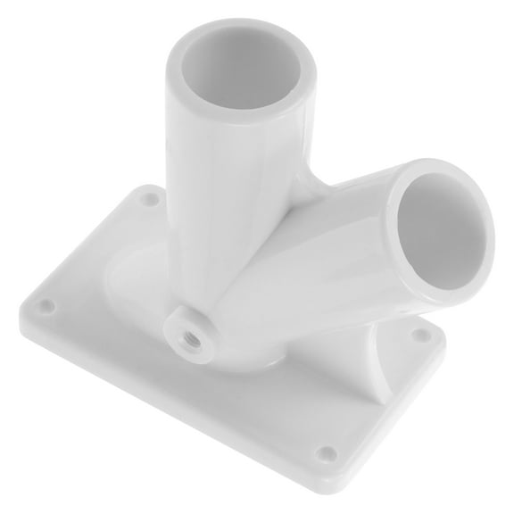 Flag Stand Fixed Bracket Flag Mounting Bracket for House Double Flag Pole Holder V-shaped Flagpoles Holder