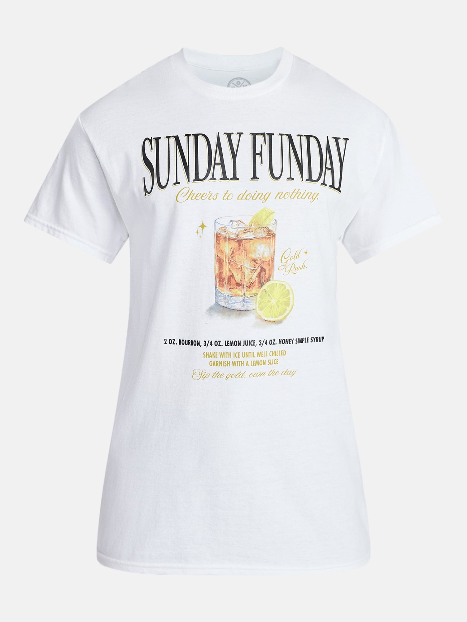 Humor Men's and Big Men's Sunday Funday Cotton Graphic Tee with Short Sleeves, Size S-3XL