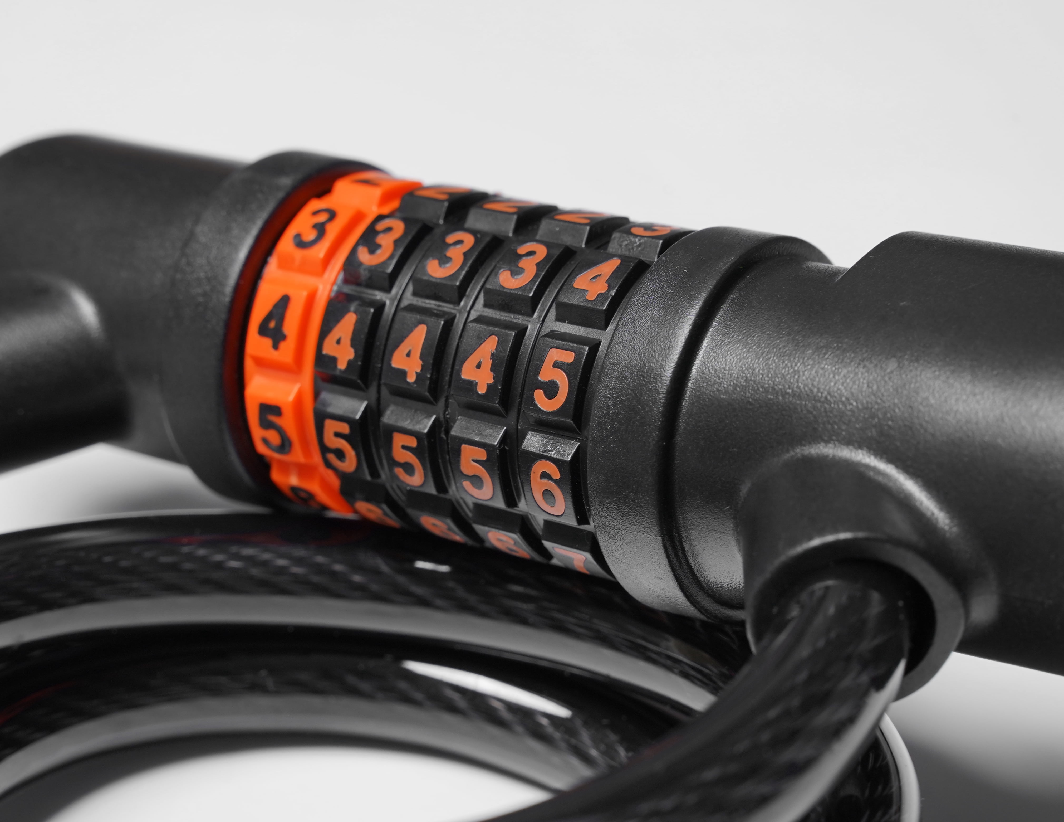 Tektalk 5-Digit Password Lock for Bicycle, Portable Anti-Theft Chain Lock with Tail Light for Mountain Bike, Road Bike, and Cycling