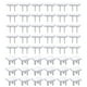 thumbnail image 1 of 50 protectores de enchufes de seguridad para niños y bebés (blanco, 30 de dos enchufes y 20 de tres), 1 of 6