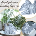 thumbnail image 1 of Xihbxyly Oferta Diaria Arte Ángel Mujer Mujer W Ings Capa de Rodillas Sombrero Resina Decorativa Regalo, 1 of 7