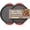 Black, variant on Bakken Pizza Baking Pan - Round Perforated Carbon Steel Pan with Non-Stick Marble Coating, Oversized Silicone Handle, Dishwasher Safe, High-Temperature Resistant, Durable & Easy Cleanup Blue, 1 Pack