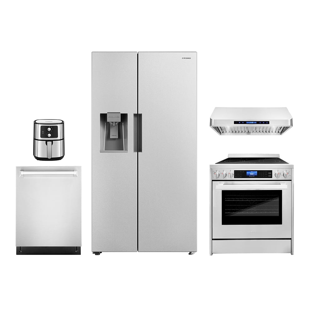 electric stove with built in air fryer