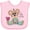 AD-Pink, variant on Inktastic CNA An Angel in Scrubs Teddy Bear Boys Baby Bib