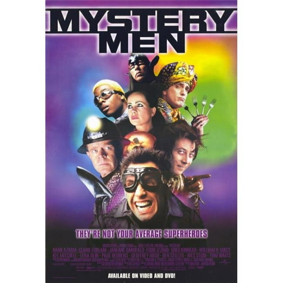 Pop Culture Graphics MOVCE6221 Mystery Men Movie Poster, 11 x 17