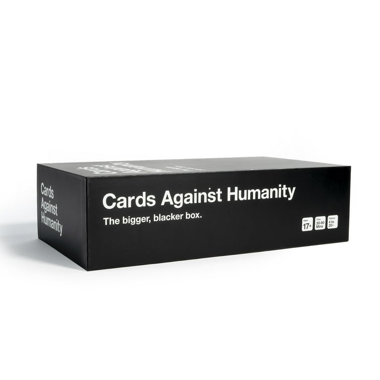 Cards Against Humanity The Biggest Blackest Boxcards Against Humanity Bigger Blacker Box Amazon Au Toys Games