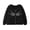Black, variant on KOMOO Women Rhinestone Zipper Hoodie Sweatshirts Long Sleeve Zip Up Drawstring Hoodie Oversized Jacket