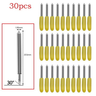 Ana 20pcs 30/45/60 Degrees Replacement Blades For Roland Cricut Plotter  Cutter Blade 