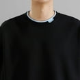 thumbnail image 5 of SYMOID Men Sweatshirts Plain Mens Clothes Black Pullover Sweatshirt Fall and Winter, 5 of 7