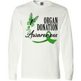 thumbnail image 3 of Inktastic Organ Donation awareness- butterfly green ribbon Long Sleeve T-Shirt, 3 of 5