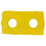 Continental Commercial Wall Hugger 7316BL Receptacle Lid Rectangular Blue