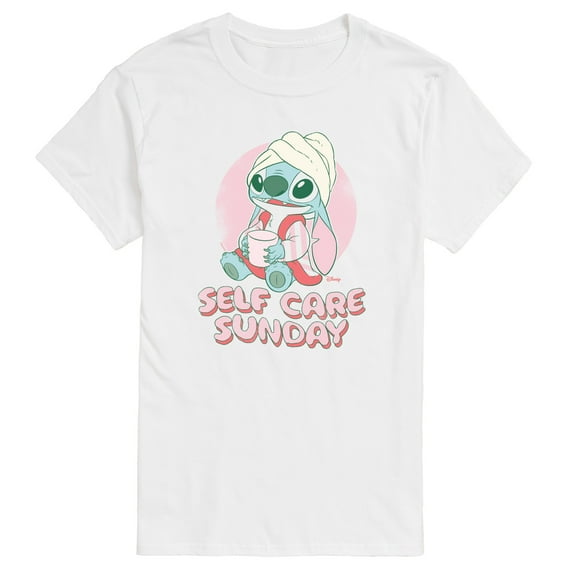 Lilo & Stitch - Stitch Self Care - Men's Short Sleeve Graphic T-Shirt