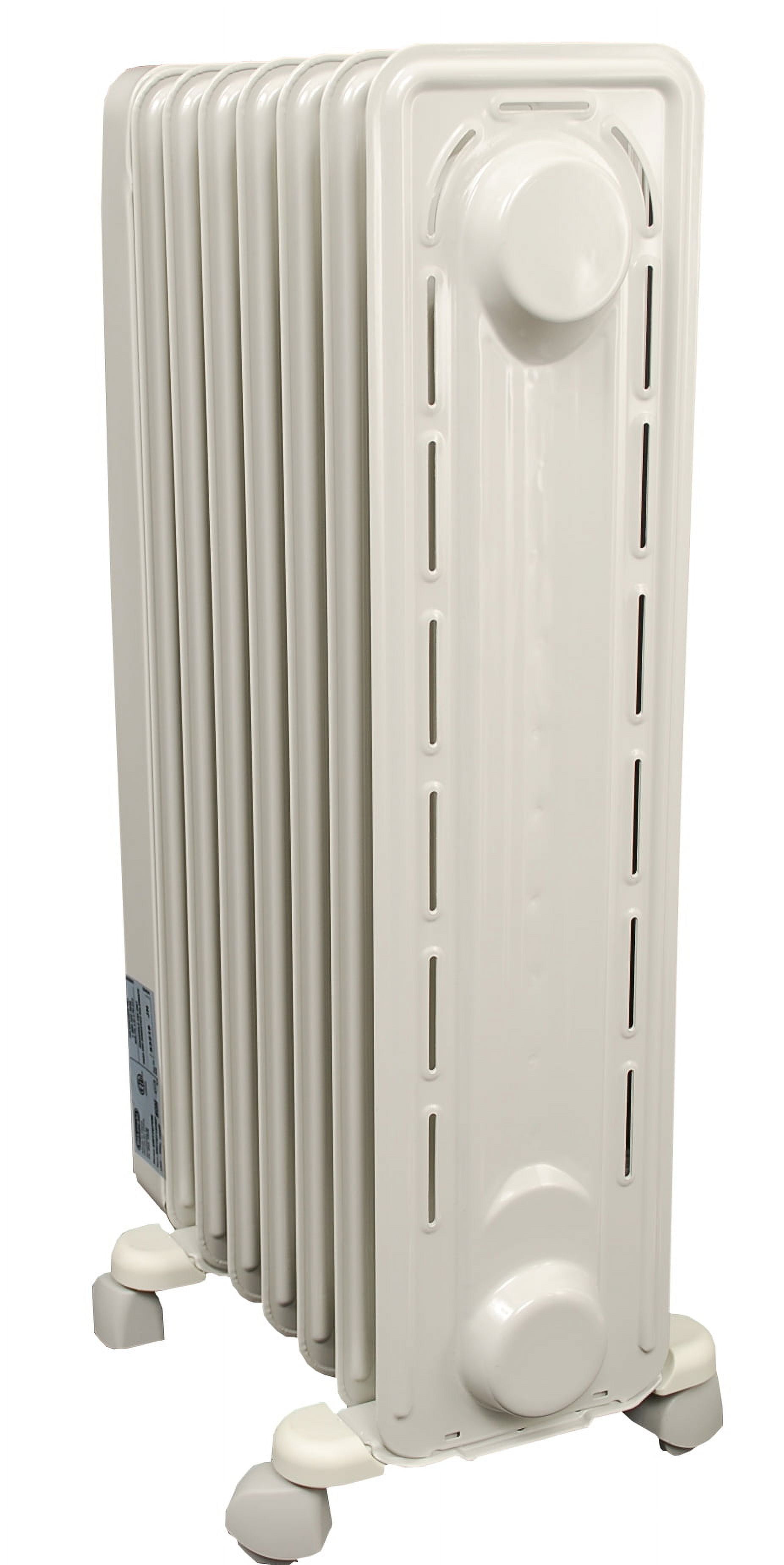 De'Longhi ComforTemp Oil-Filled Radiator, Off-White, 13 4/5 x 9 1/10 x 25  1/5 - Walmart.com