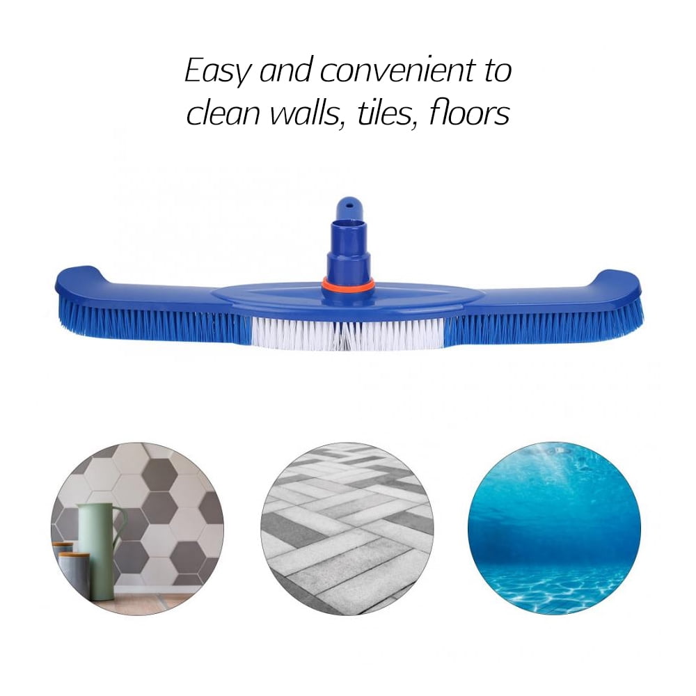 Pool Brush, Pools Cleaning Tool, Classic Swimming Pool Brush with Fixed