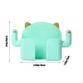 thumbnail image 6 of PATLOLLAV Wall Mounted Cute Kitten Phone Holder Phone Holder with Charging Hole Compatible with iPhone and Android Smartphone, Cradle Bedside Organizer Remote Control Stand for Home Office, 6 of 6