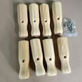 thumbnail image 4 of 8pcs Foosball Table Handle Soccer Table Handles Nonslip Grip Table Rod End Cap black, 4 of 8