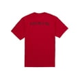thumbnail image 2 of Supreme Men's Split Tee (FW25) Red, from StockX, 2 of 3