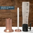 thumbnail image 6 of Hammer + Axe Beer Tower Drink Dispenser with Pro-Pour Tap and Freeze Tube to Keep Beverages Ice Cold, Perfect for Parties and Gameday, Home Bar Accessories, 2.75 Qt./2.6 L, Copper Finish, 6 of 11