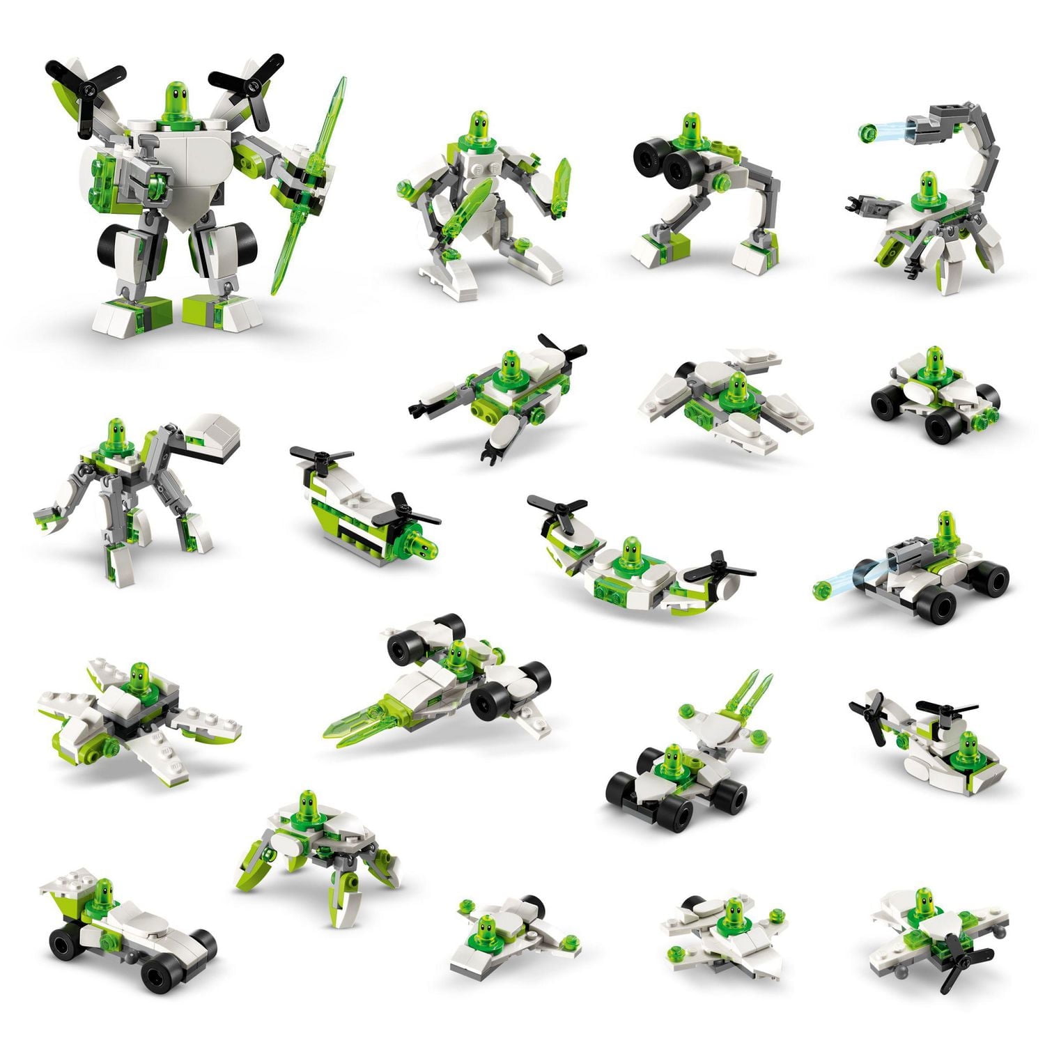 LEGO DREAMZzz Z-Blob's Robot and Vehicle Adventures Robot Toy Building Kit - Mech Suit Set for Kids, Boys and Girls, Ages 7+ - 19 Rebuild Options for Pretend Play - Gift Idea for Birthday - 71487, Includes 121 Pieces, Ages 7+