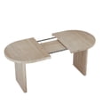 thumbnail image 6 of CQSXDA Extendable Dining Table Range 55.12" to 70.87" with Removable Leaves Ideal for Living Areas，Ancient White, 6 of 7