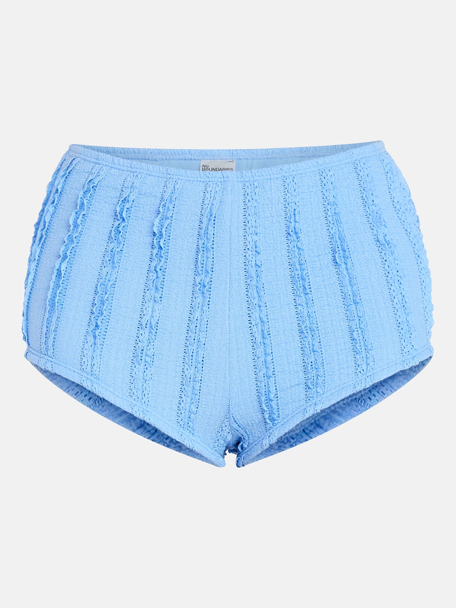 No Boundaries Femme Lace Swim Shortie Bottoms, Women’s XXS-XXL