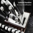 thumbnail image 4 of Calphalon Contemporary Self-Sharpening 20-Piece Knife Block Set with SharpIN Technology, Black, 4 of 5