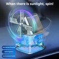 thumbnail image 2 of Solar-Powered Windmill Aroma Car Freshener,Rotating Aromatherapy Diffuser Ornament,Cute Car Aromatherapy Diffuser Windmill Design,Car Essential Oil Aromatherapy, Long Lasting, Auto Interior Decor, 2 of 8