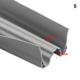 thumbnail image 2 of Door Seal Draught Excluder for Doors Sound Insulation Cold Protection Cuttable, 2 of 8