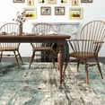 thumbnail image 5 of VUNATE 8'x10' Area Rugs for Living Room Machine Washable Rugs Abstract Vintage Distressed Indoor Rug Carpet Soft Lightweight Large Area Rug for Bedroom Dining Room Kitchen Foldable Nonslip Rug Teal, 5 of 8