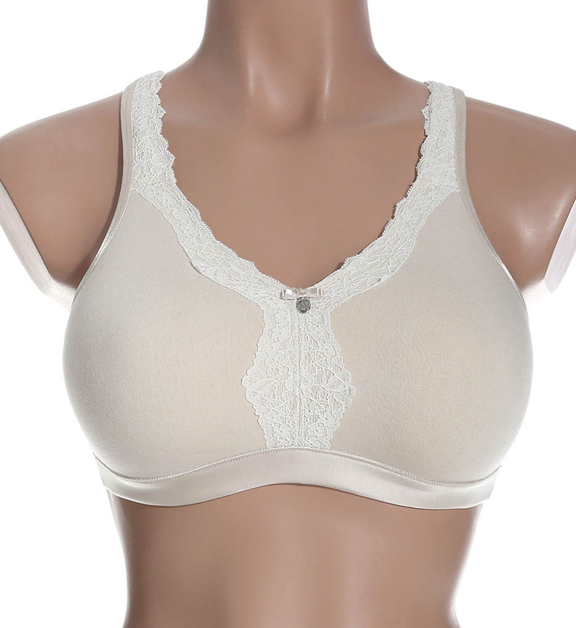 Curvy Couture Cotton Luxe Unlined Wire-Free Full-Figure Bra at Von