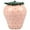 Pink, variant on Strawberry Shaped Ceramic Cookie Jar With Lid Cute Food Storage Container For Kitchen Countertop